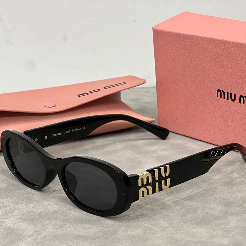Retro-trendige ovale Damen-Sonnenbrille