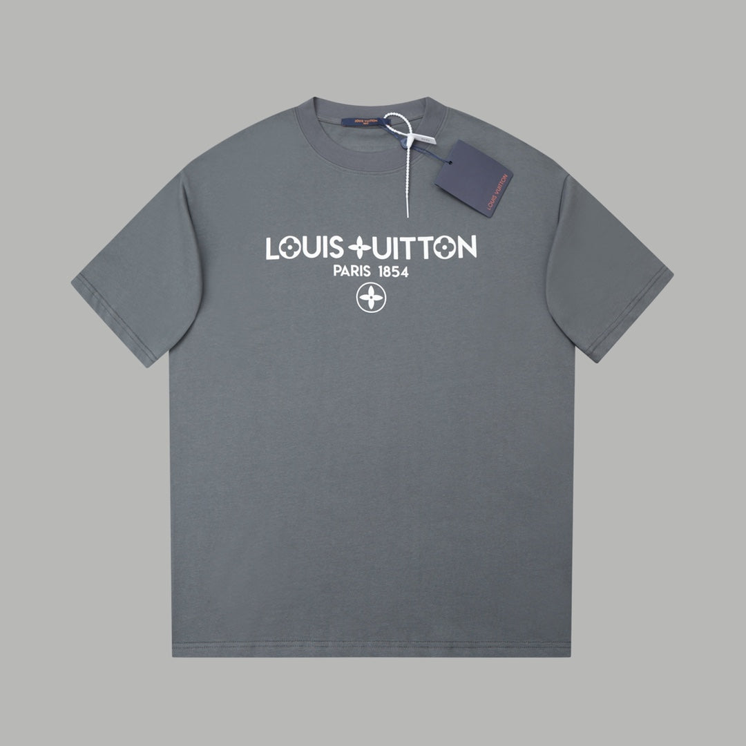 T-Shirt mit einfachem Buchstaben-Print