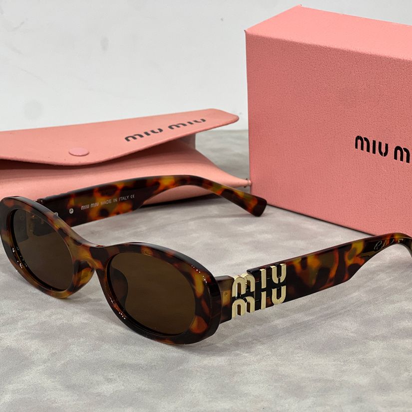 Retro-trendige ovale Damen-Sonnenbrille