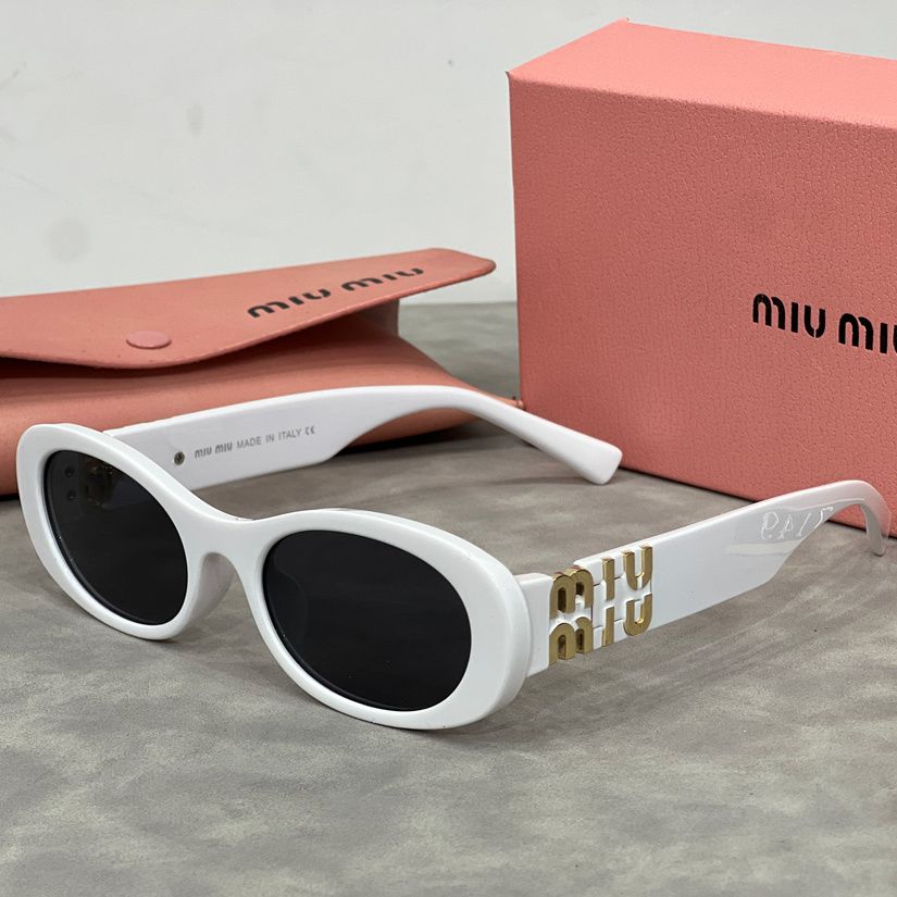 Retro-trendige ovale Damen-Sonnenbrille