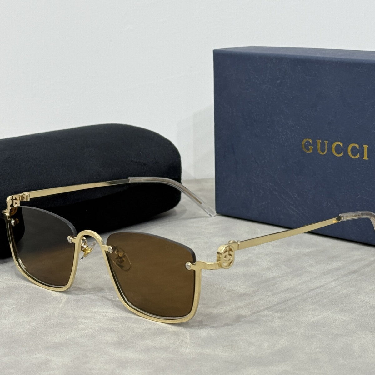 Premium Metallbügel Retro Modische Sonnenbrille