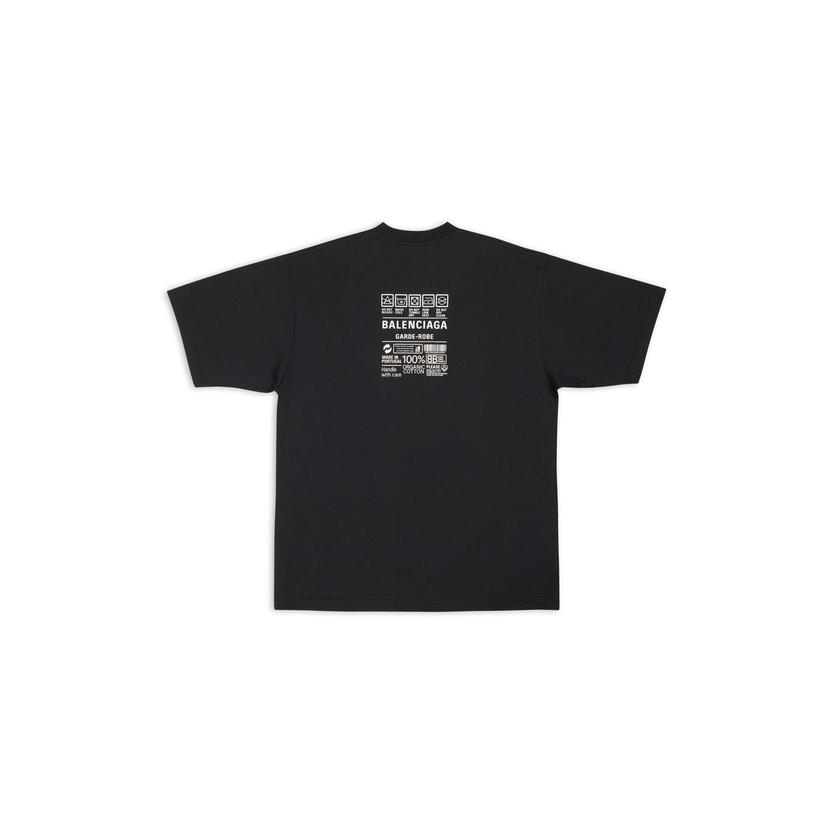 HERREN PFLEGEETIKETT T-SHIRT MITTLERE PASSFORM