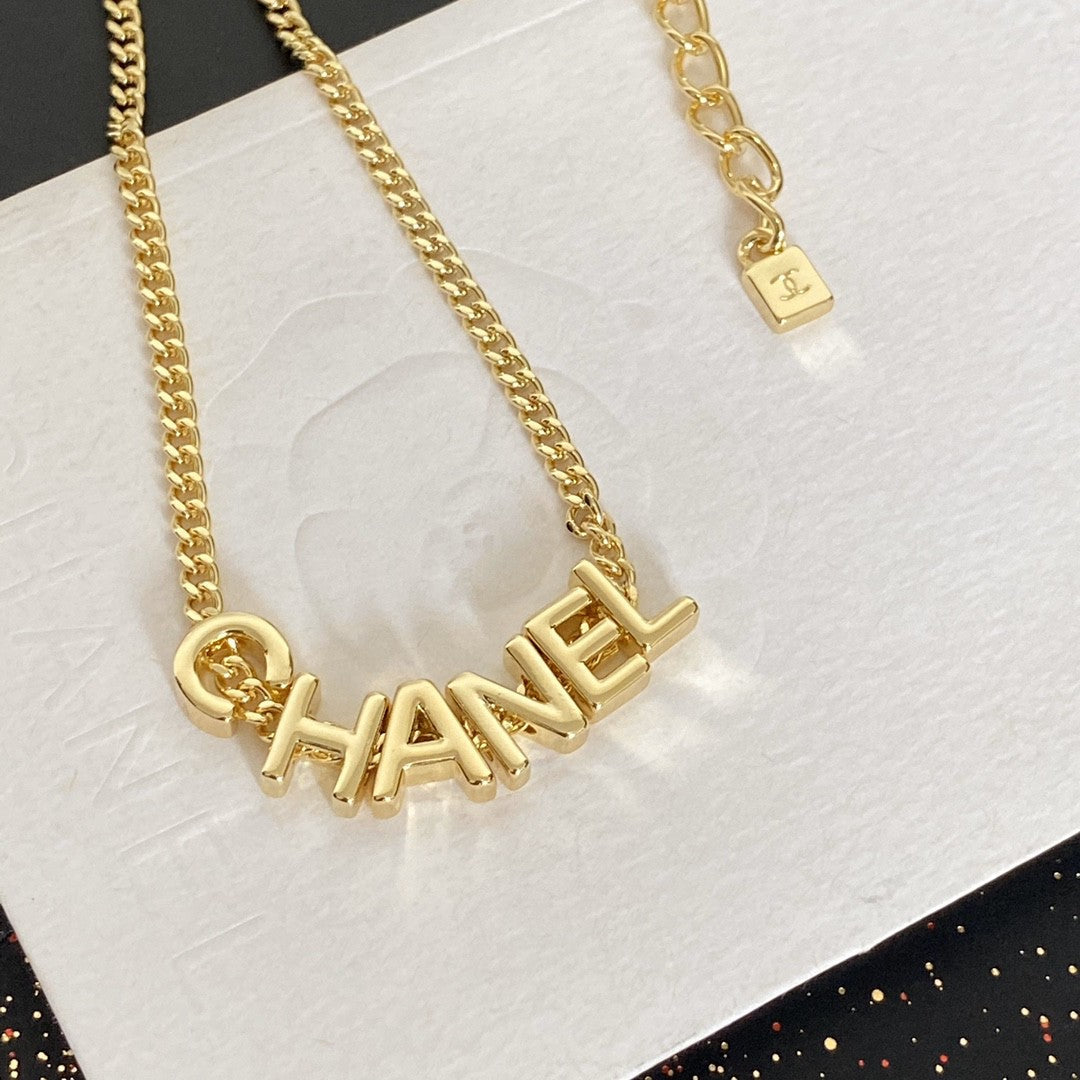 Mode Gold Buchstabenkette