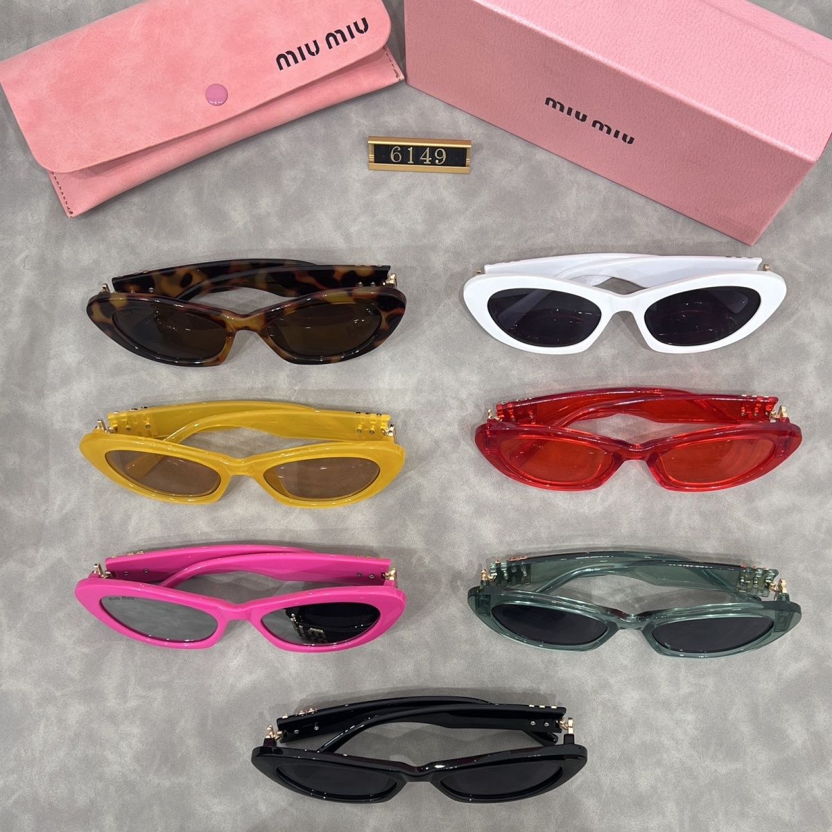 Retro Cat-Eye Damen-Ovalsonnenbrille