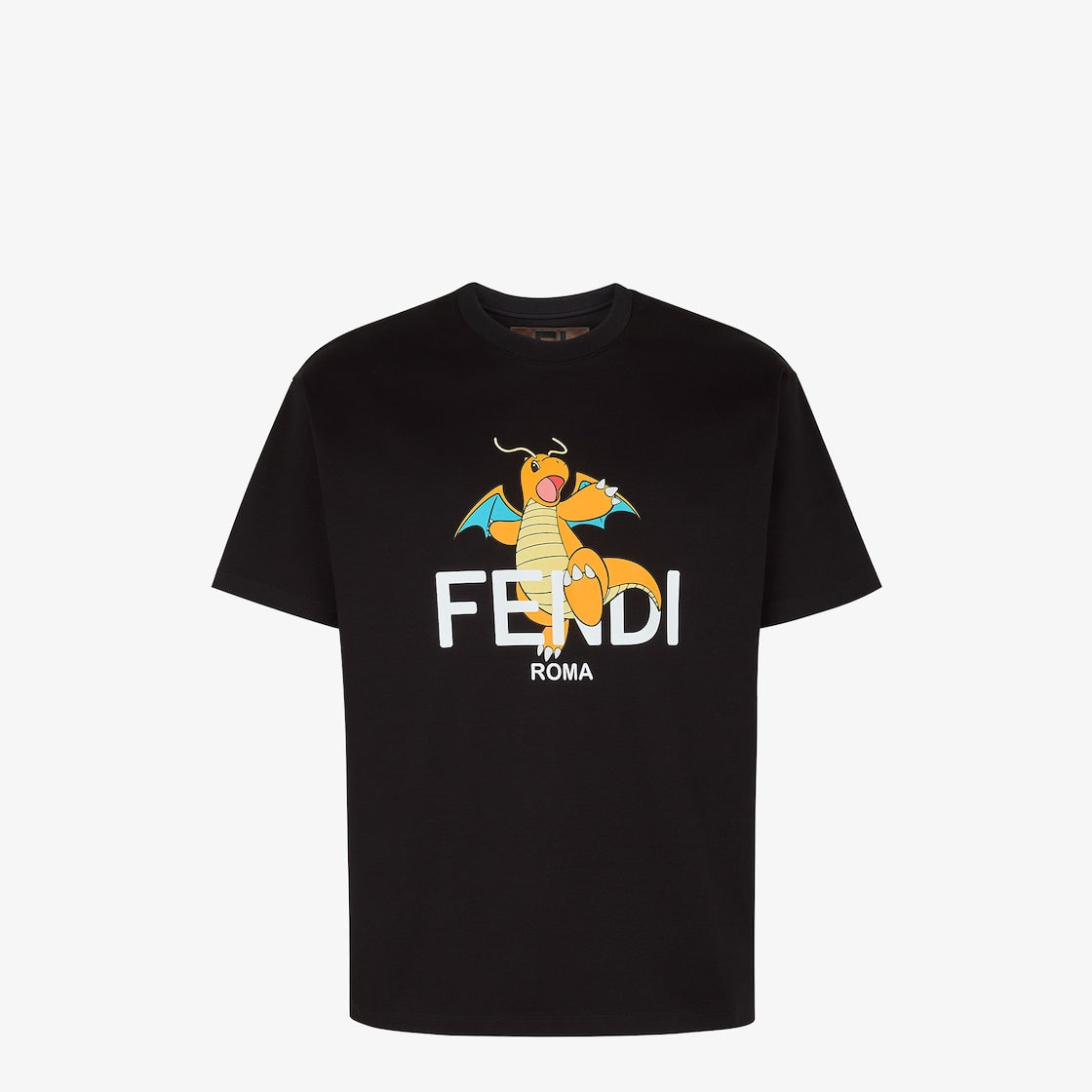 T-Shirt mit Cartoon-Dinosaurier-Print
