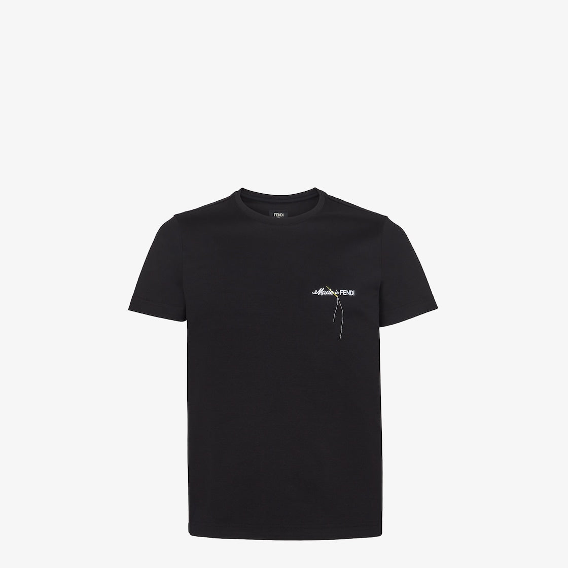 T-Shirt mit weißem Buchstabenprint