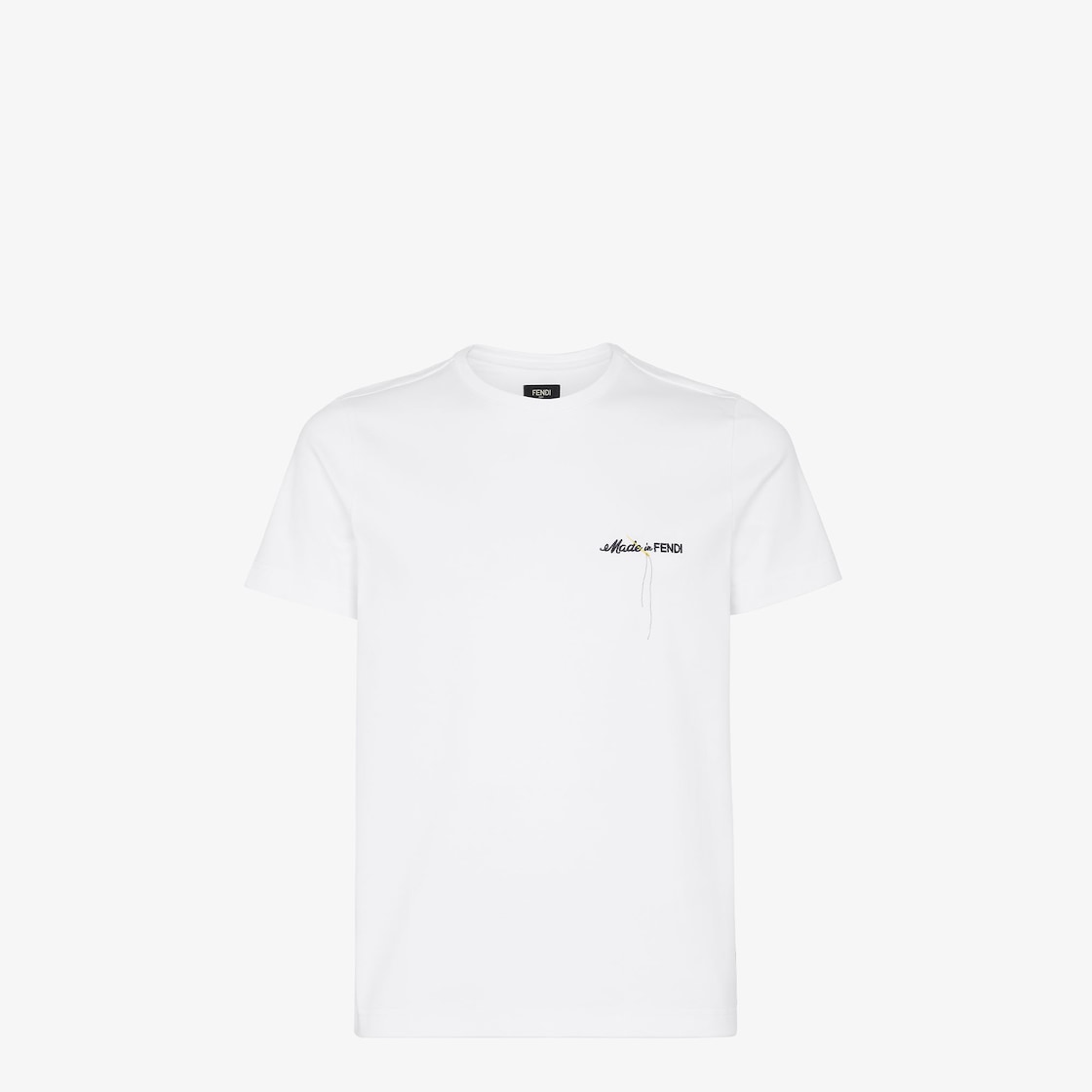 T-Shirt mit weißem Buchstabenprint