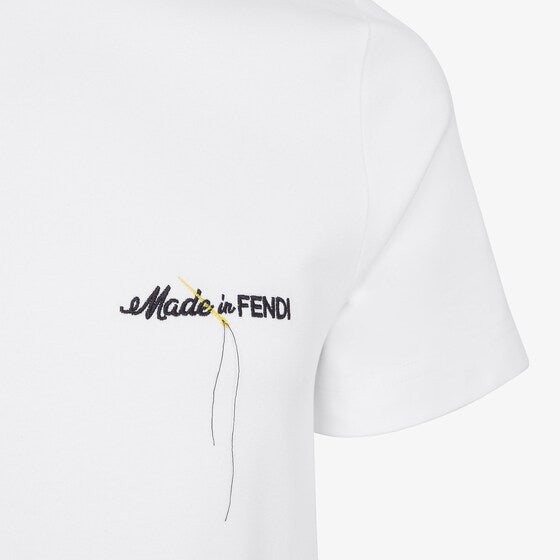 T-Shirt mit weißem Buchstabenprint