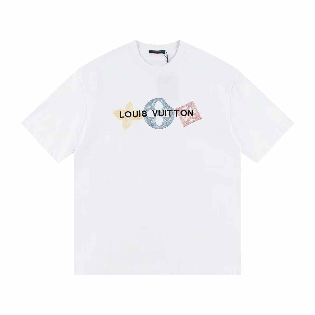T-Shirt mit Buchstabenmuster