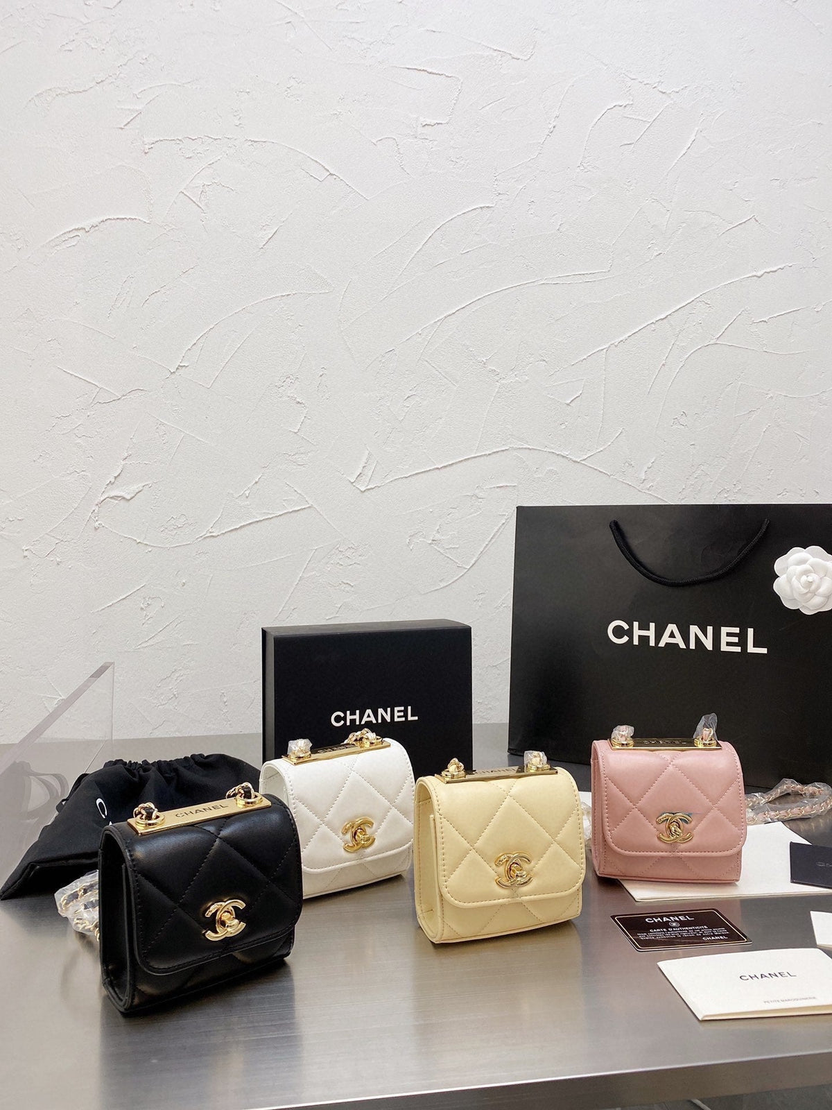 Mini-Box-Ketten-Tasche