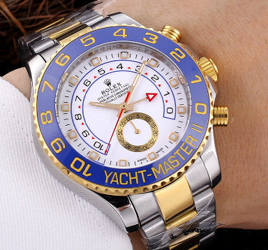 Premium Stainless Steel Mechanical Regatta Watch 4 Color Options Classic Sport Luxury Style