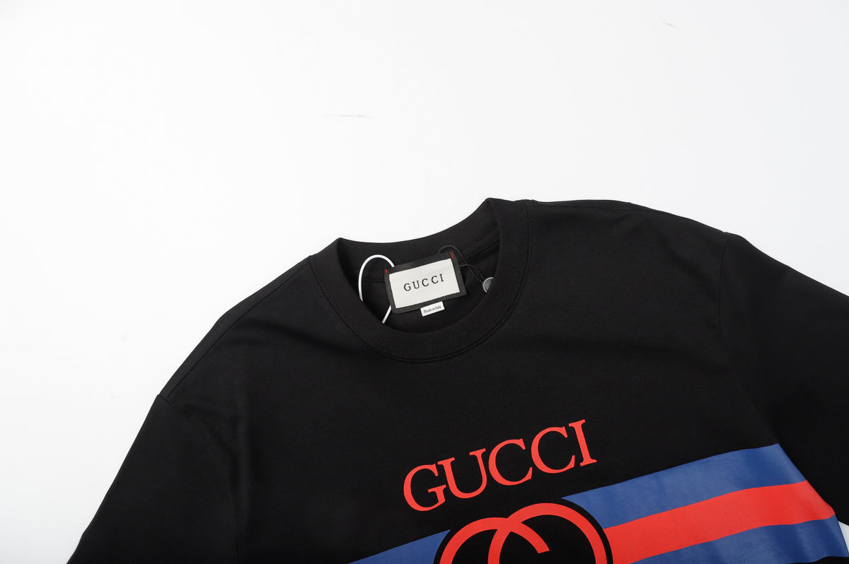 T-Shirt mit Streifenprint