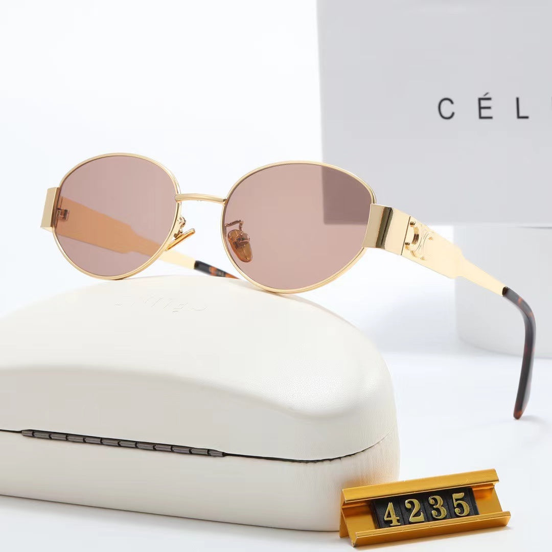Neue Retro-Metallsonnenbrille