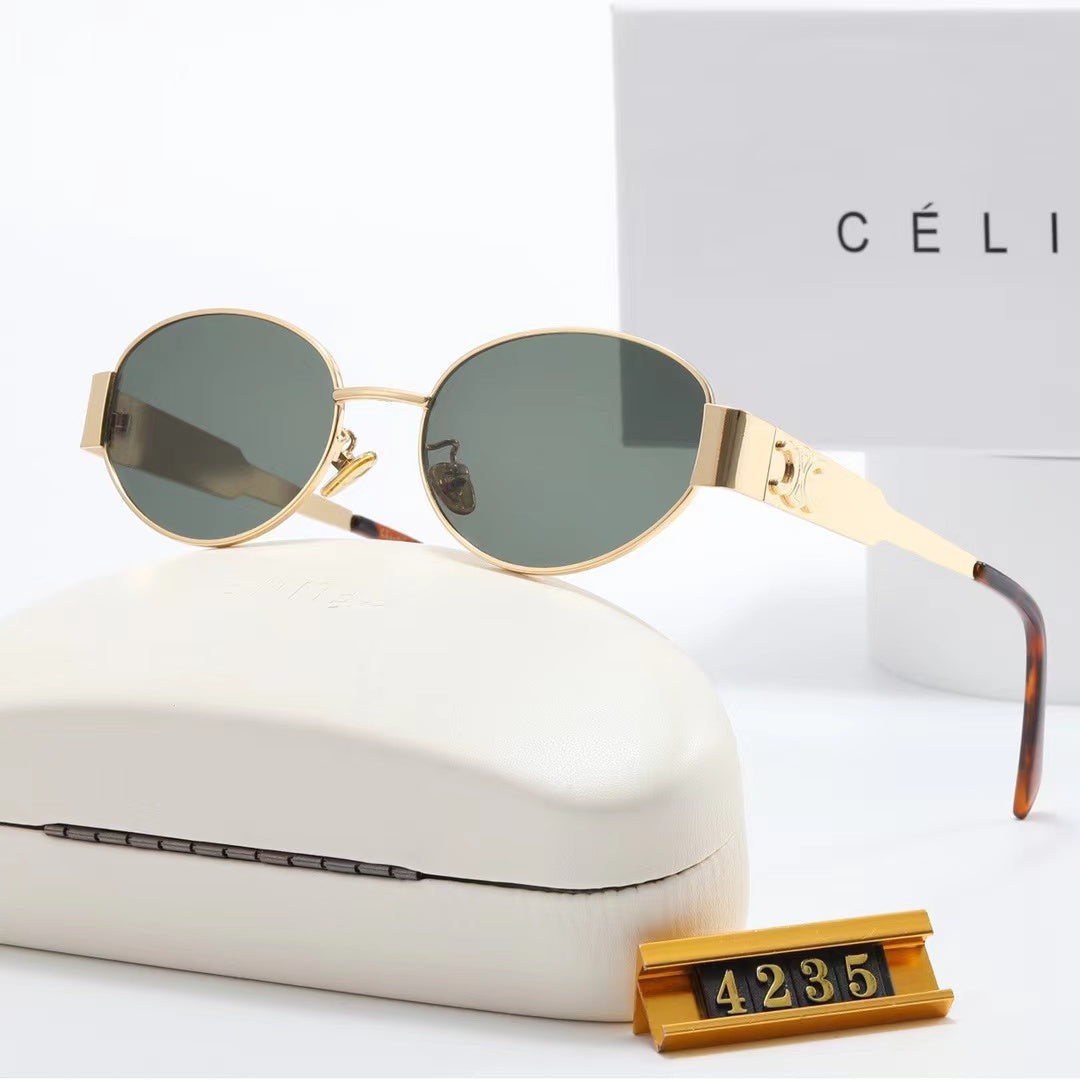 Neue Retro-Metallsonnenbrille