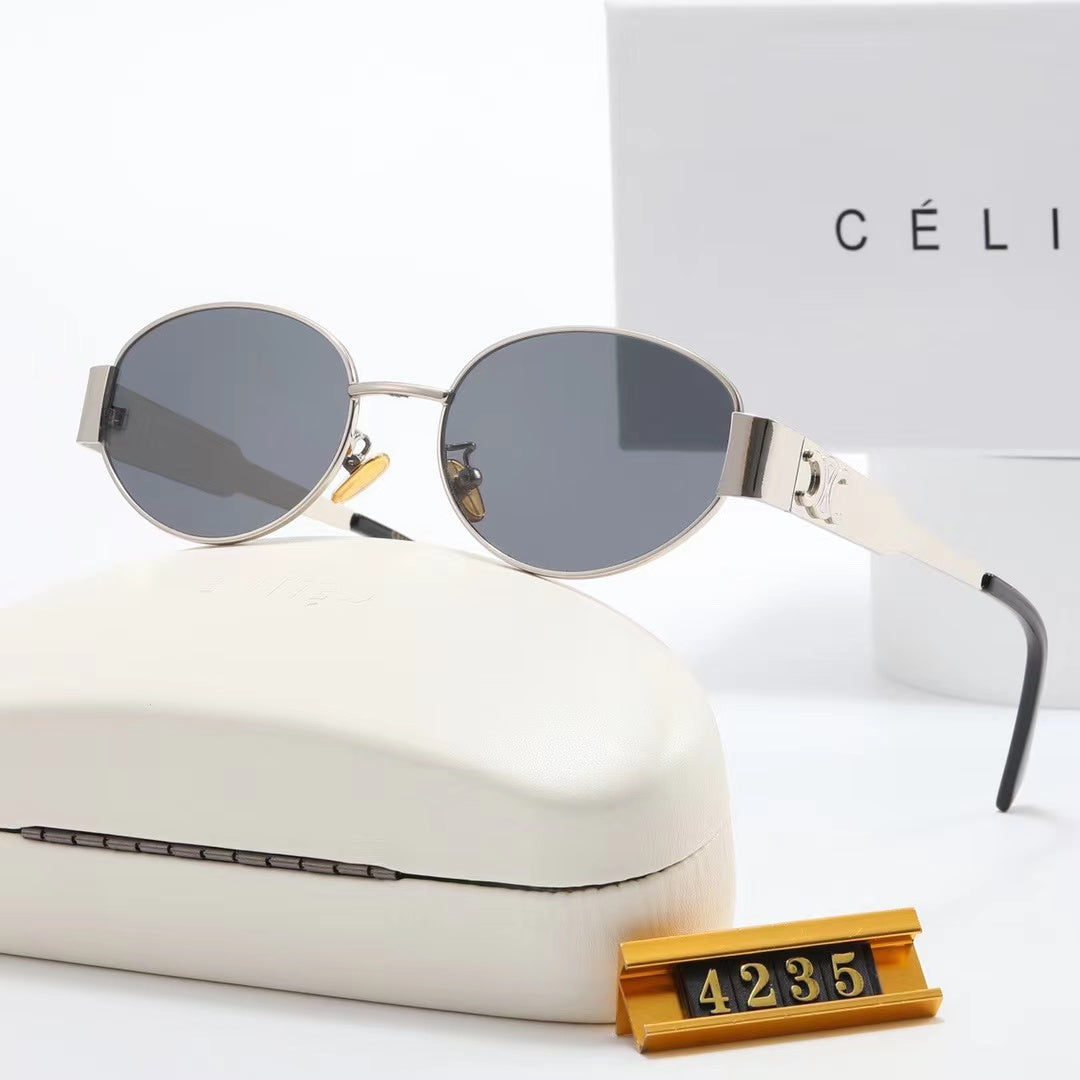 Neue Retro-Metallsonnenbrille