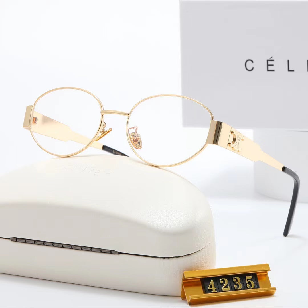Neue Retro-Metallsonnenbrille