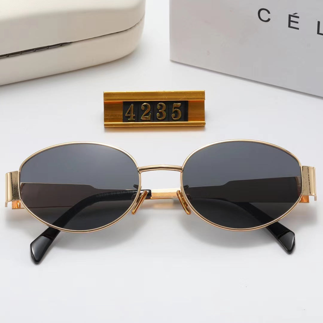 Neue Retro-Metallsonnenbrille