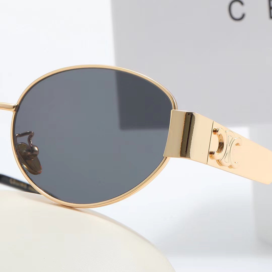 Neue Retro-Metallsonnenbrille