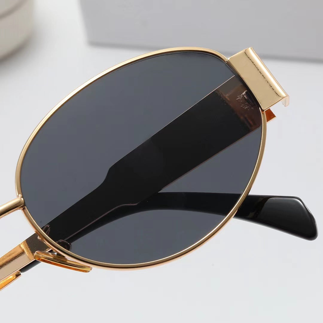 Neue Retro-Metallsonnenbrille