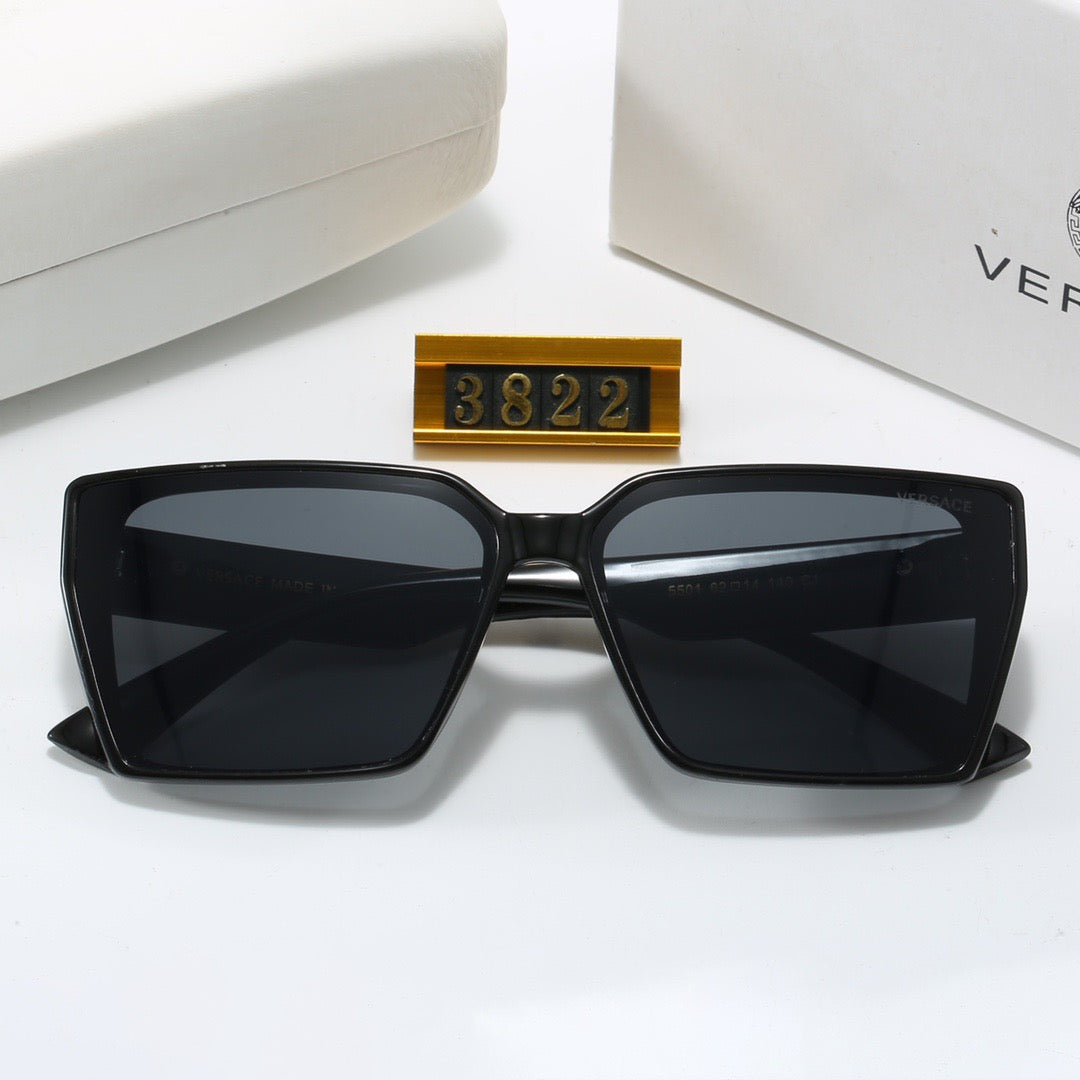 Vintage Eckige Medusa Sonnenbrille