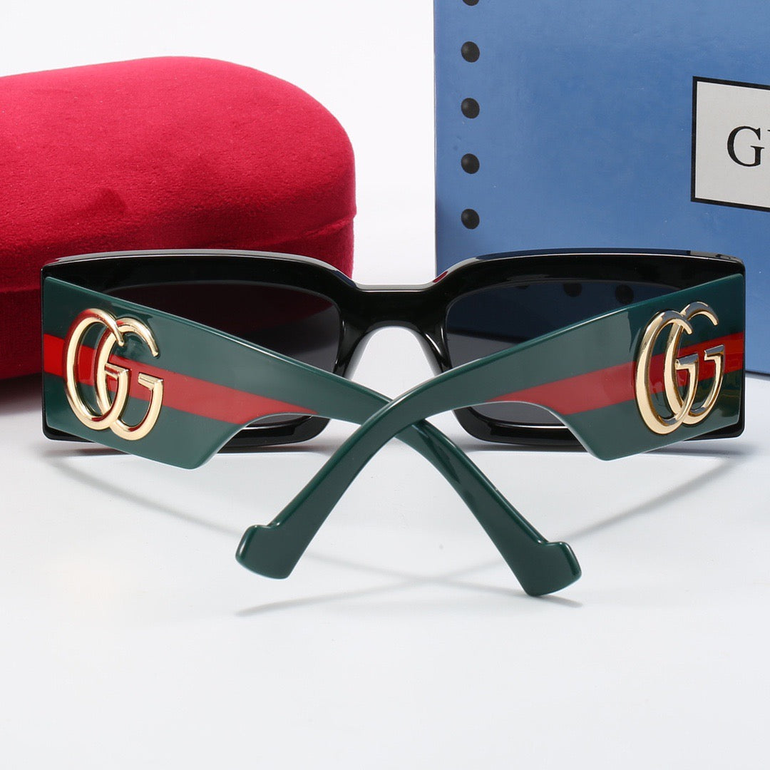 Luxury Cat-Eye Square Frame Sunglasses
