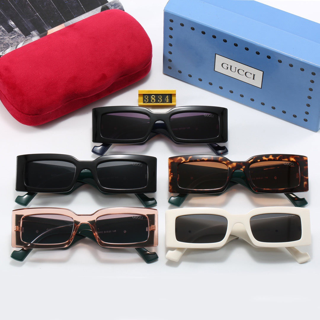 Luxury Cat-Eye Square Frame Sunglasses