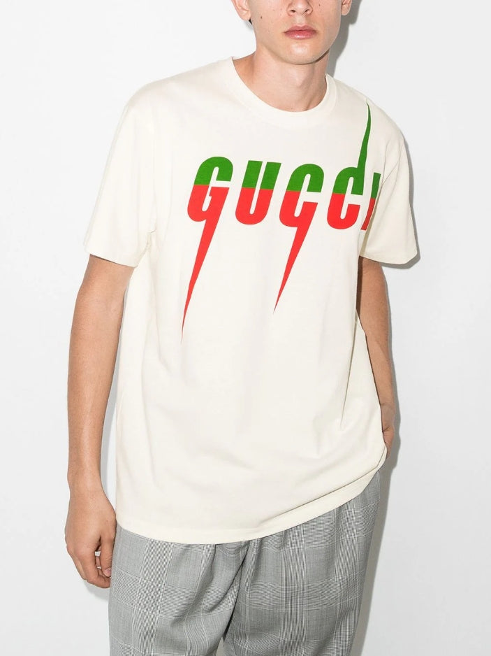Unisex-T-Shirt aus Baumwolle mit Klingenschnitt