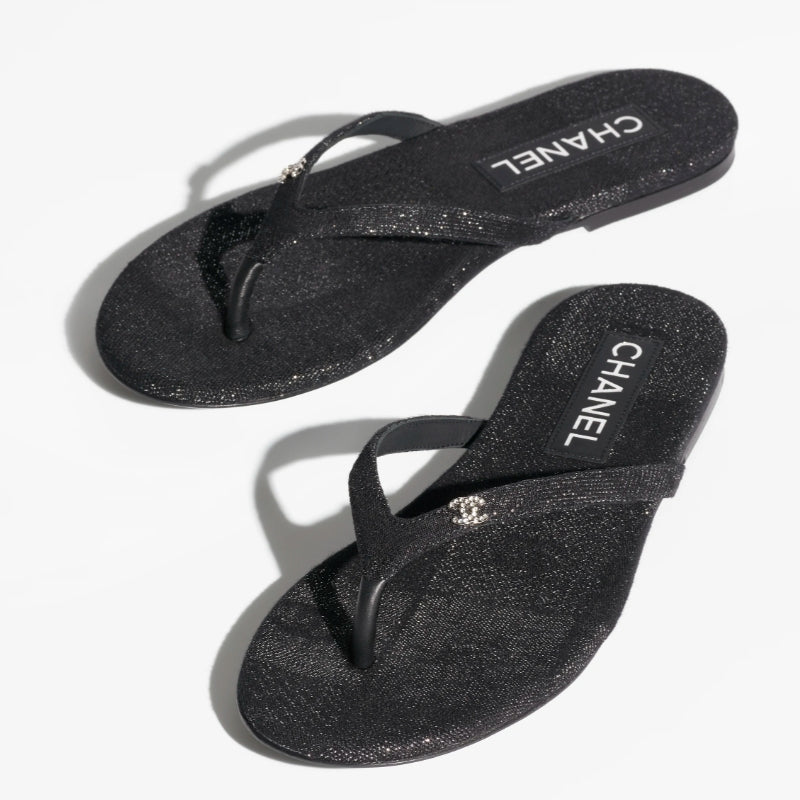 Flip Flops mit Strassstein-Logo