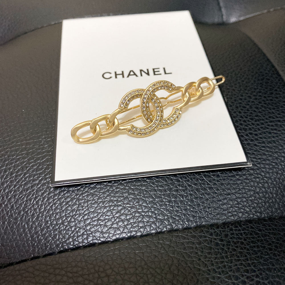 Diamant-Doppel-C-Haarspange