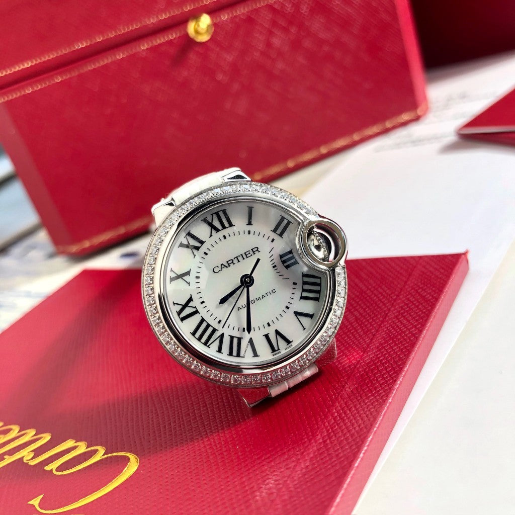 Premium Steel Mechanical Watch 8 Style Options Crystal Bezel Design Elegant Luxury Look