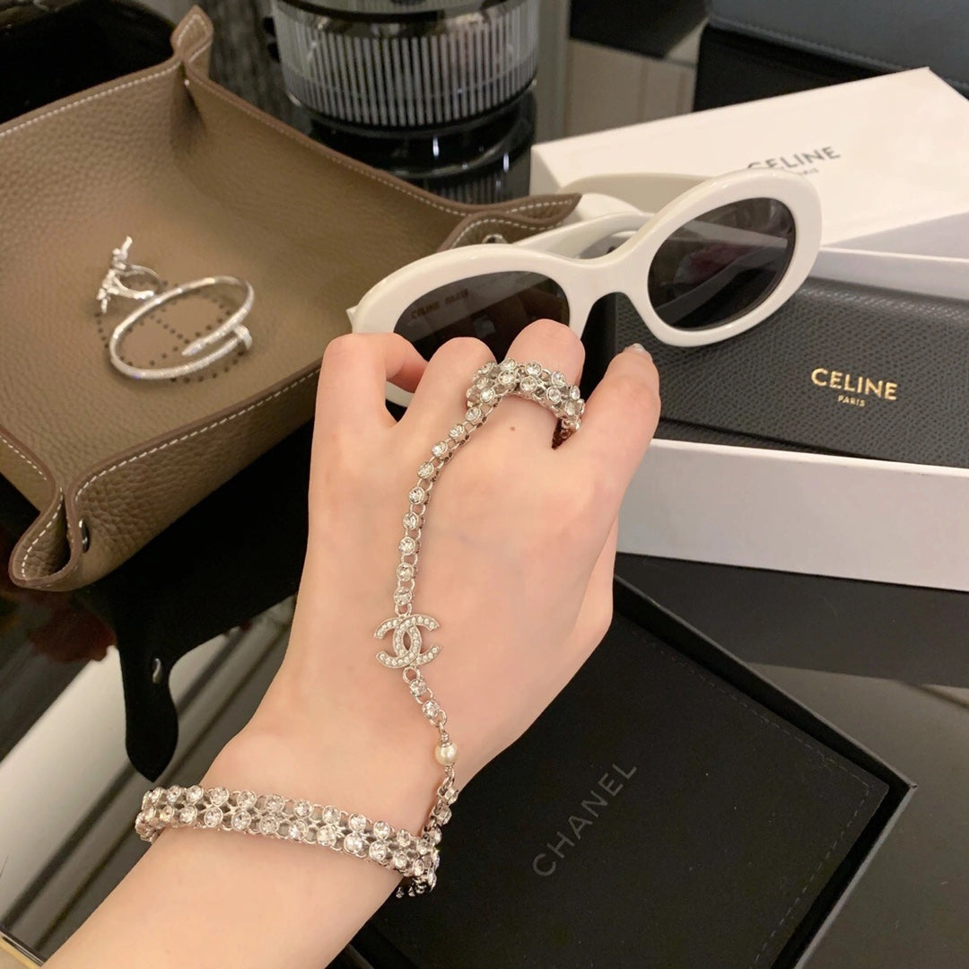 Armband Ring Siamesische Kette