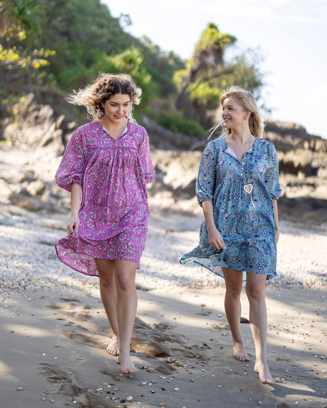 Sama kurzes Kleid in Daisy
