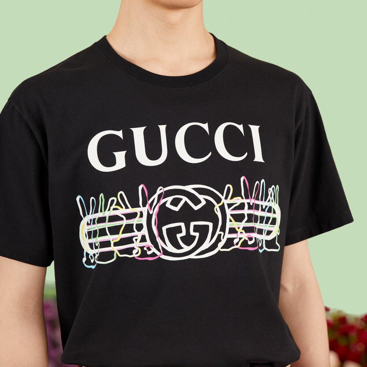 Klassisches T-Shirt mit Aufdruck