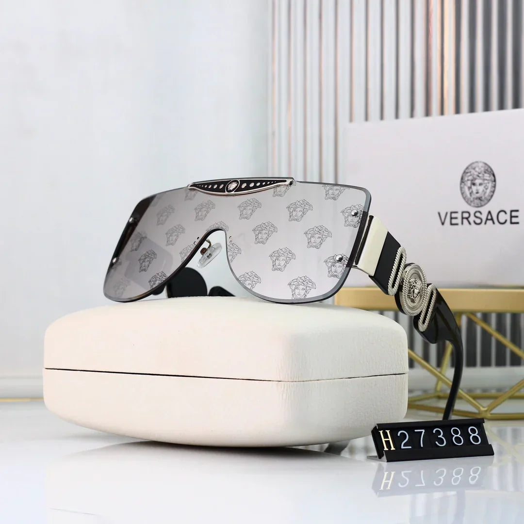 7 Farben beliebte HD-Linsen randlose Design-Sonnenbrille 27388