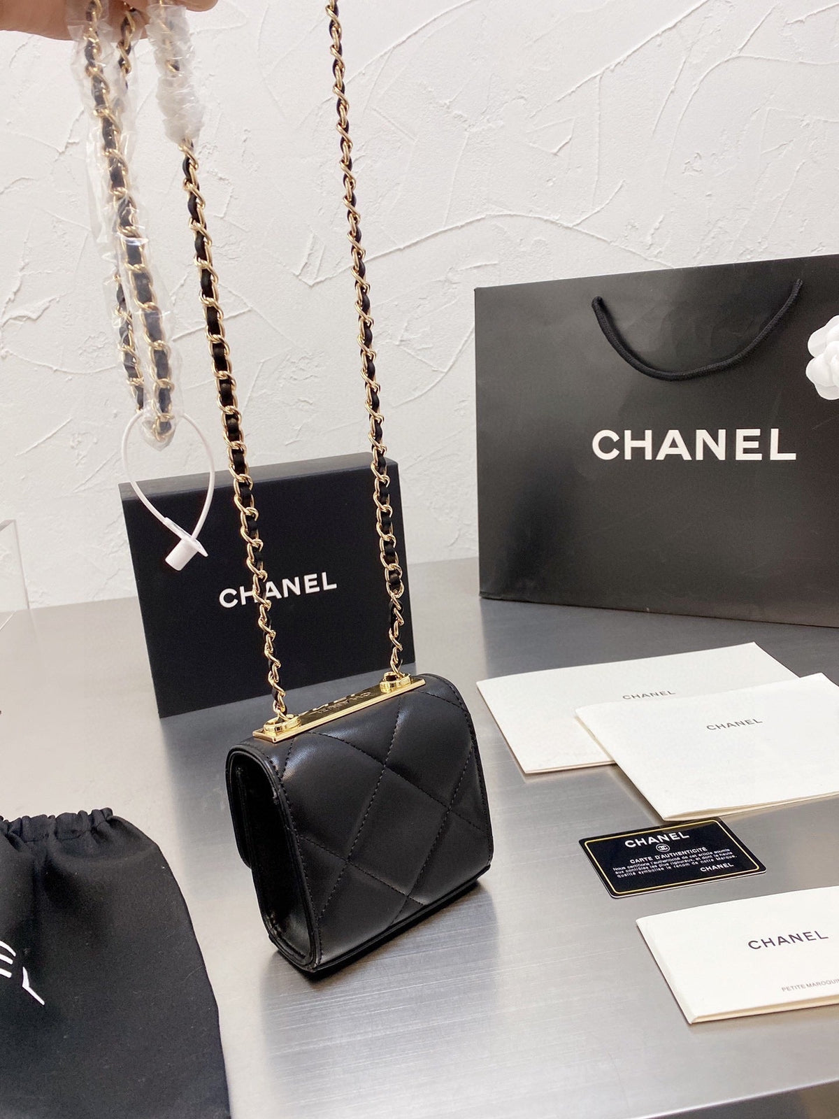 Mini-Box-Ketten-Tasche