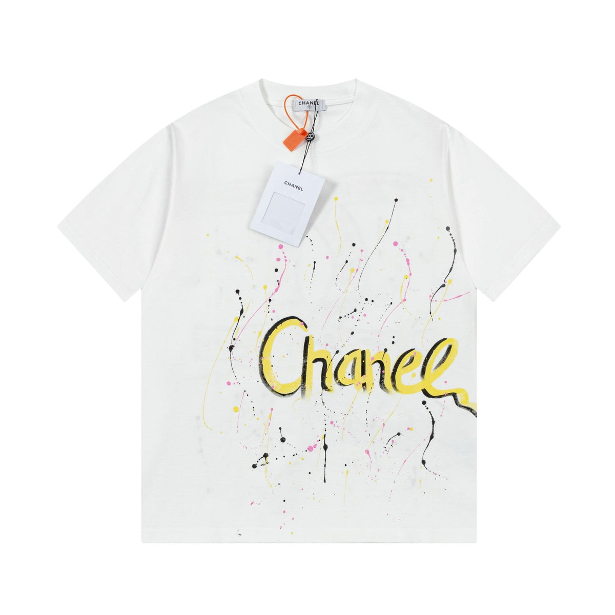 Buntes handgemachtes Graffiti-T-Shirt