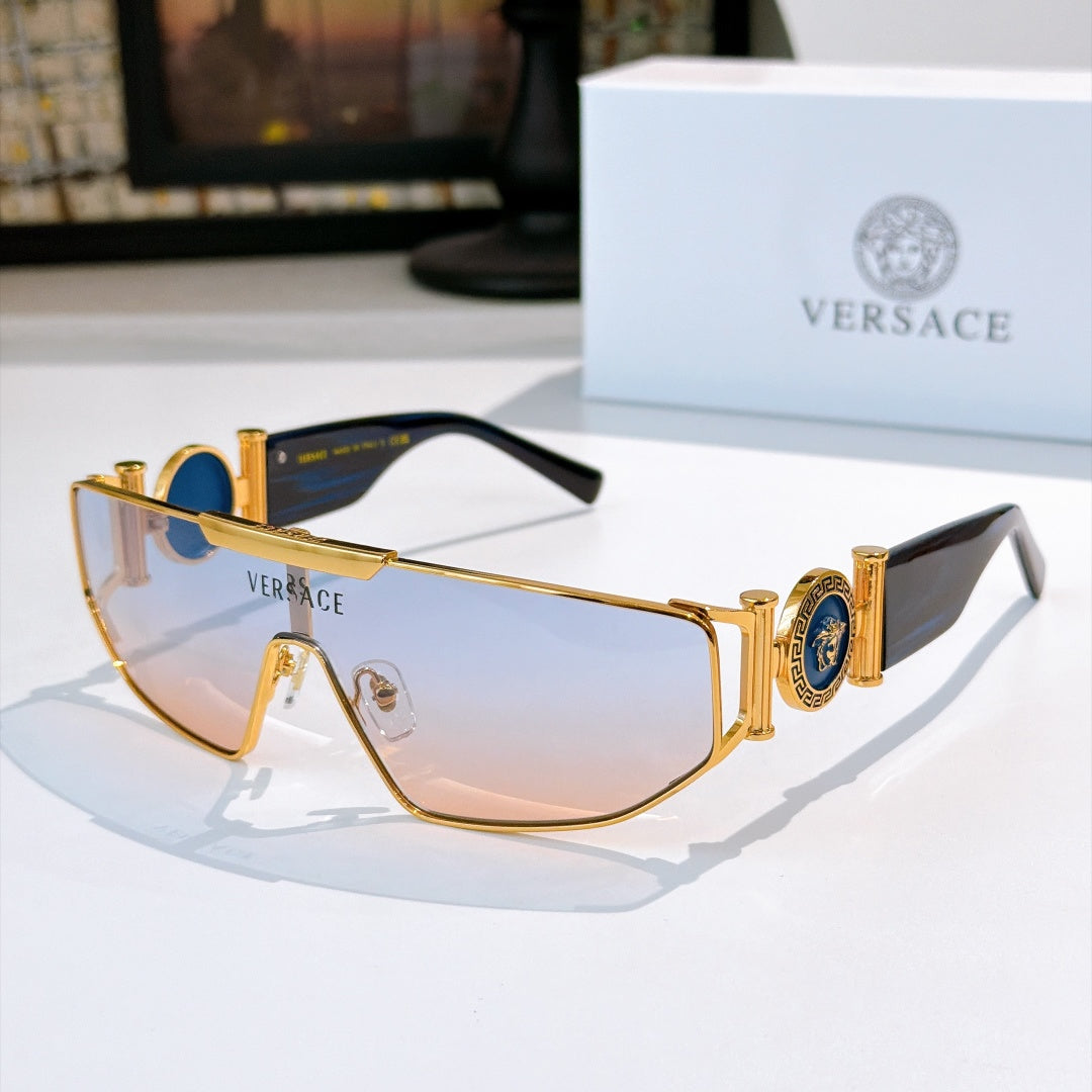 6 Color Futuristic Shield Sunglasses - VE6821