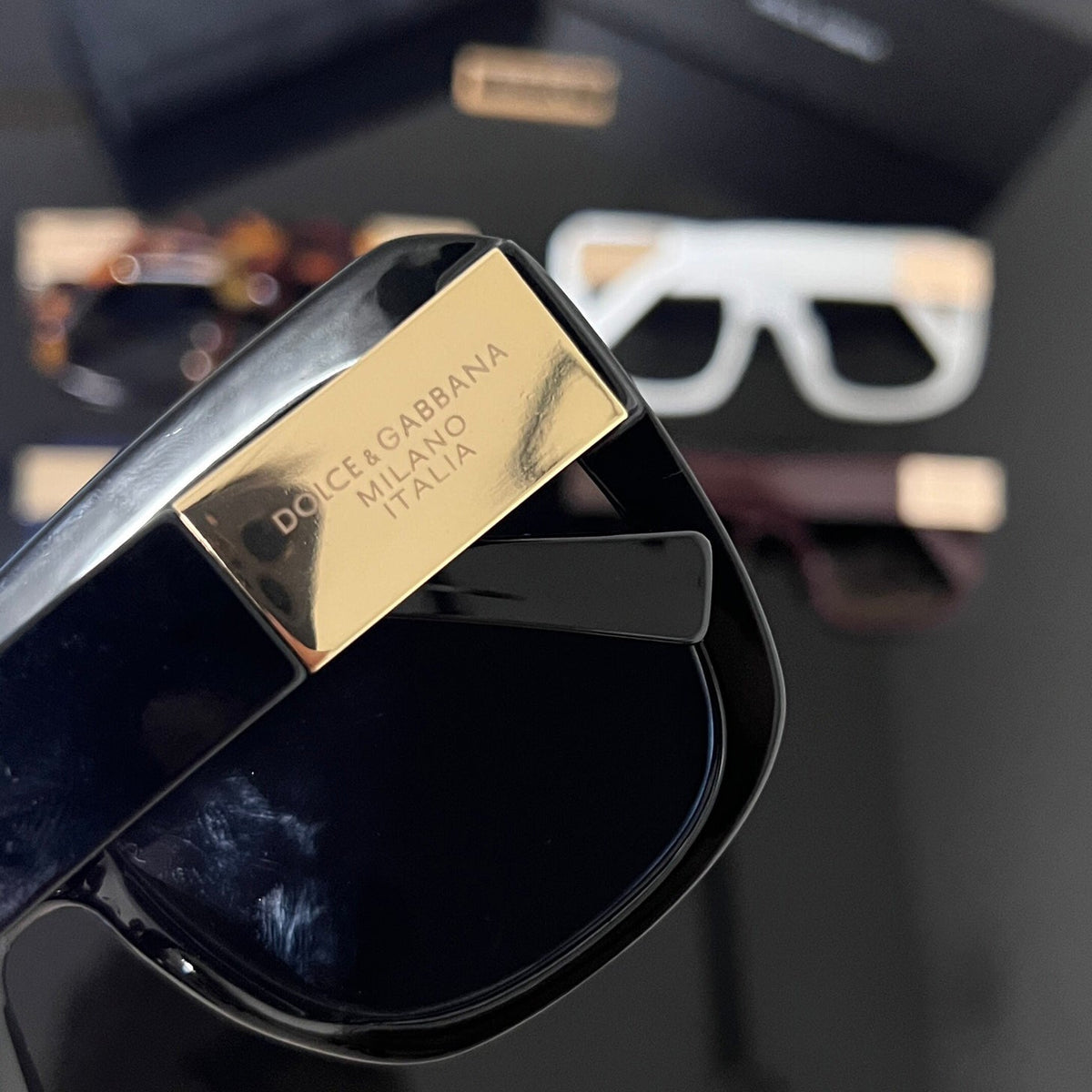 Modische quadratische Sonnenbrille mit großem Gestell