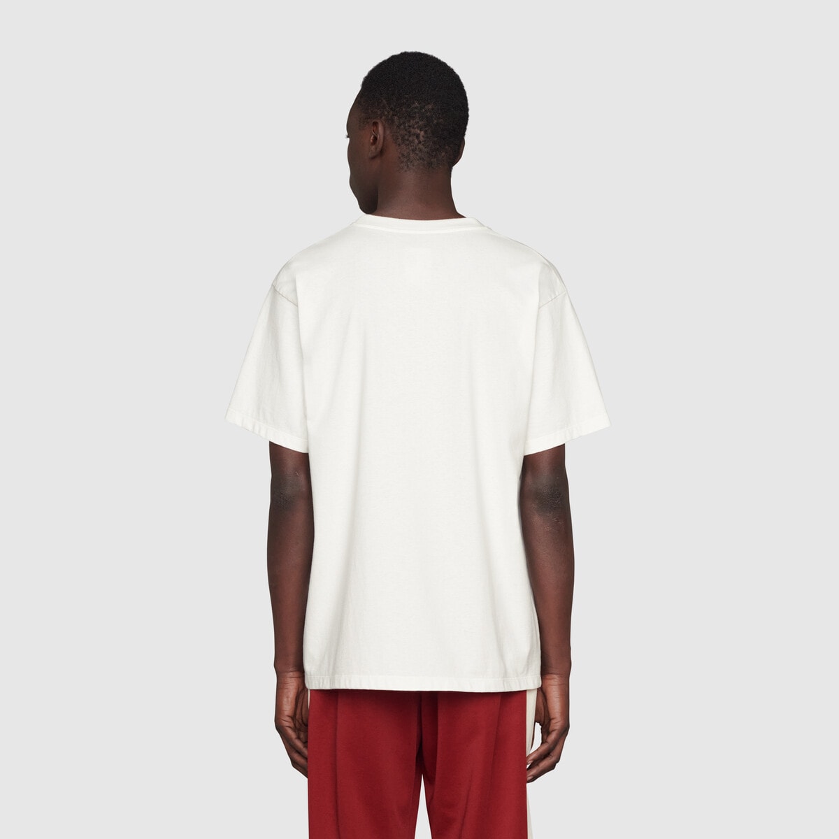 T-Shirt mit Spiegel-Print und kurzen Ärmeln
