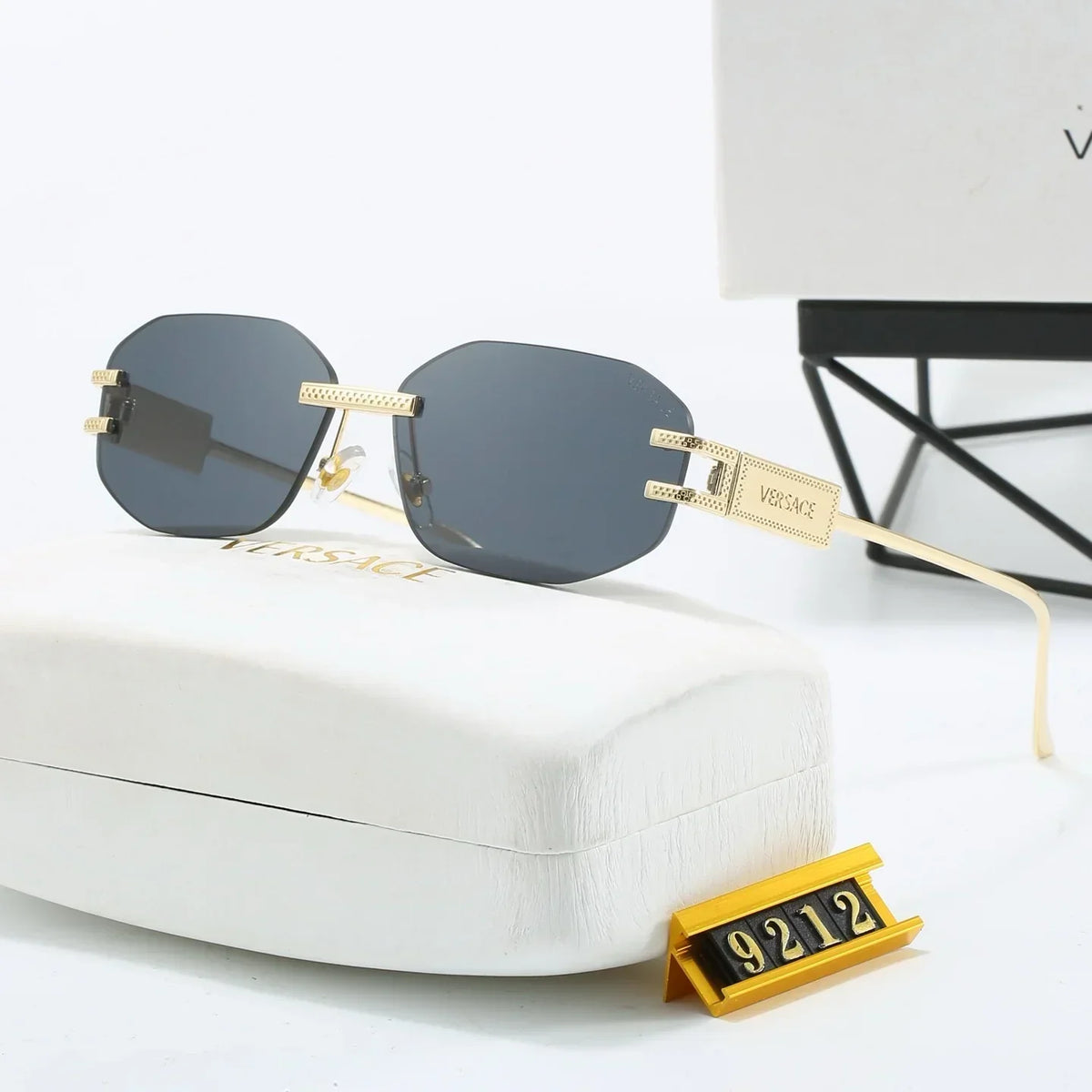 6 Farben trendige Sonnenbrille 9212