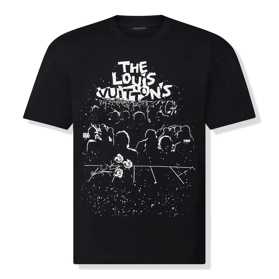 KONZERT Druck Schwarz T-SHIRT