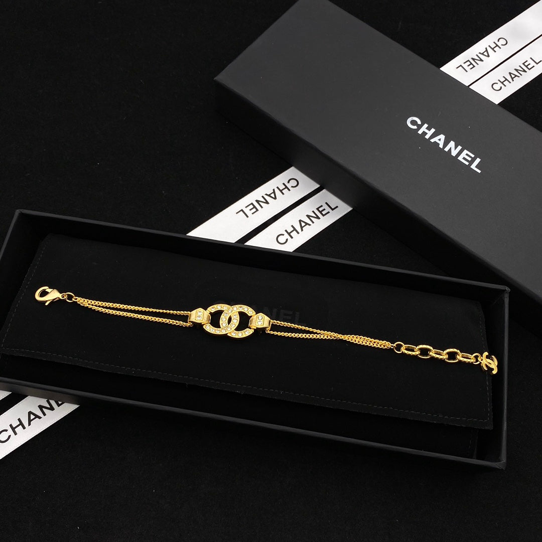 Diamant-Doppelarmband