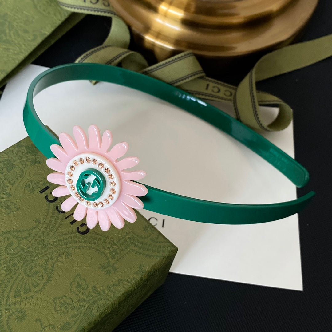 Klassisches Acryl-Sonnenblumen-Stirnband