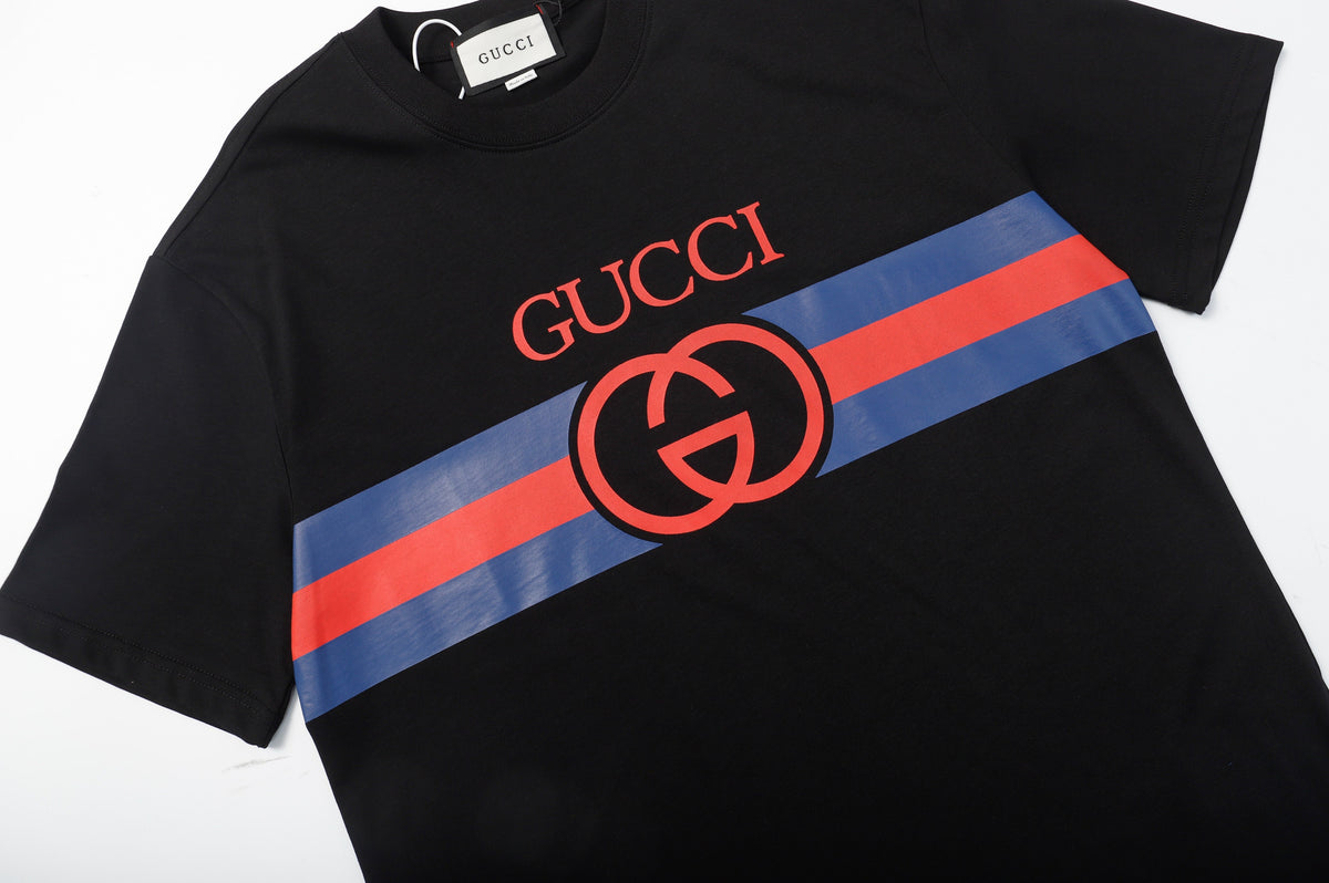T-Shirt mit Streifenprint