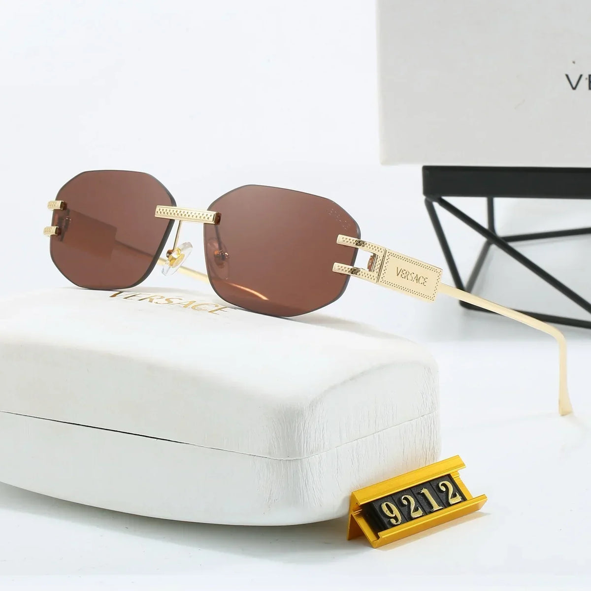 6 Farben trendige Sonnenbrille 9212