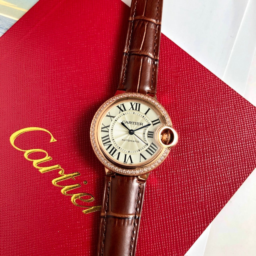 Premium Steel Mechanical Watch 8 Style Options Crystal Bezel Design Elegant Luxury Look