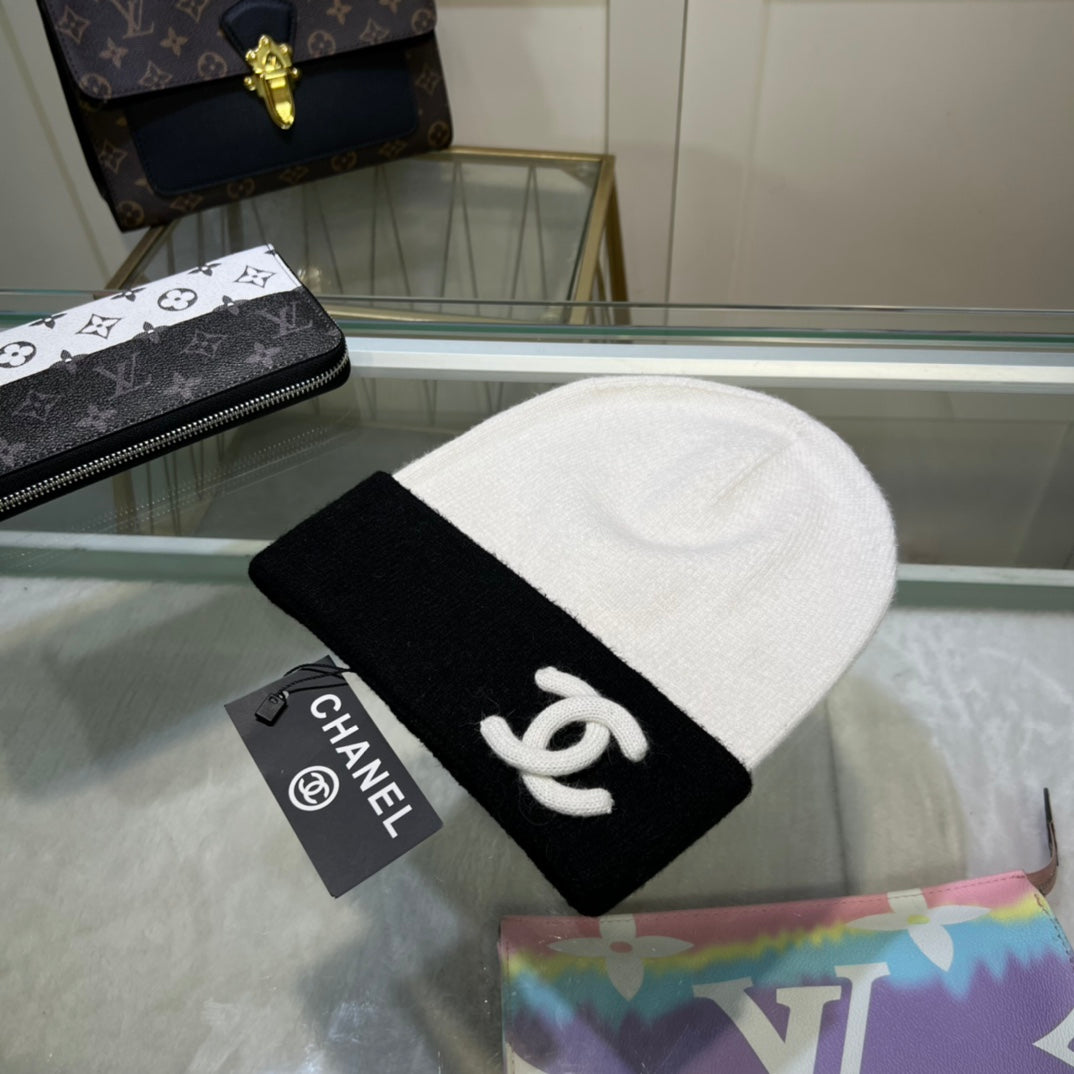 Vielseitige Kaschmir-Beanie-Mütze für Damen