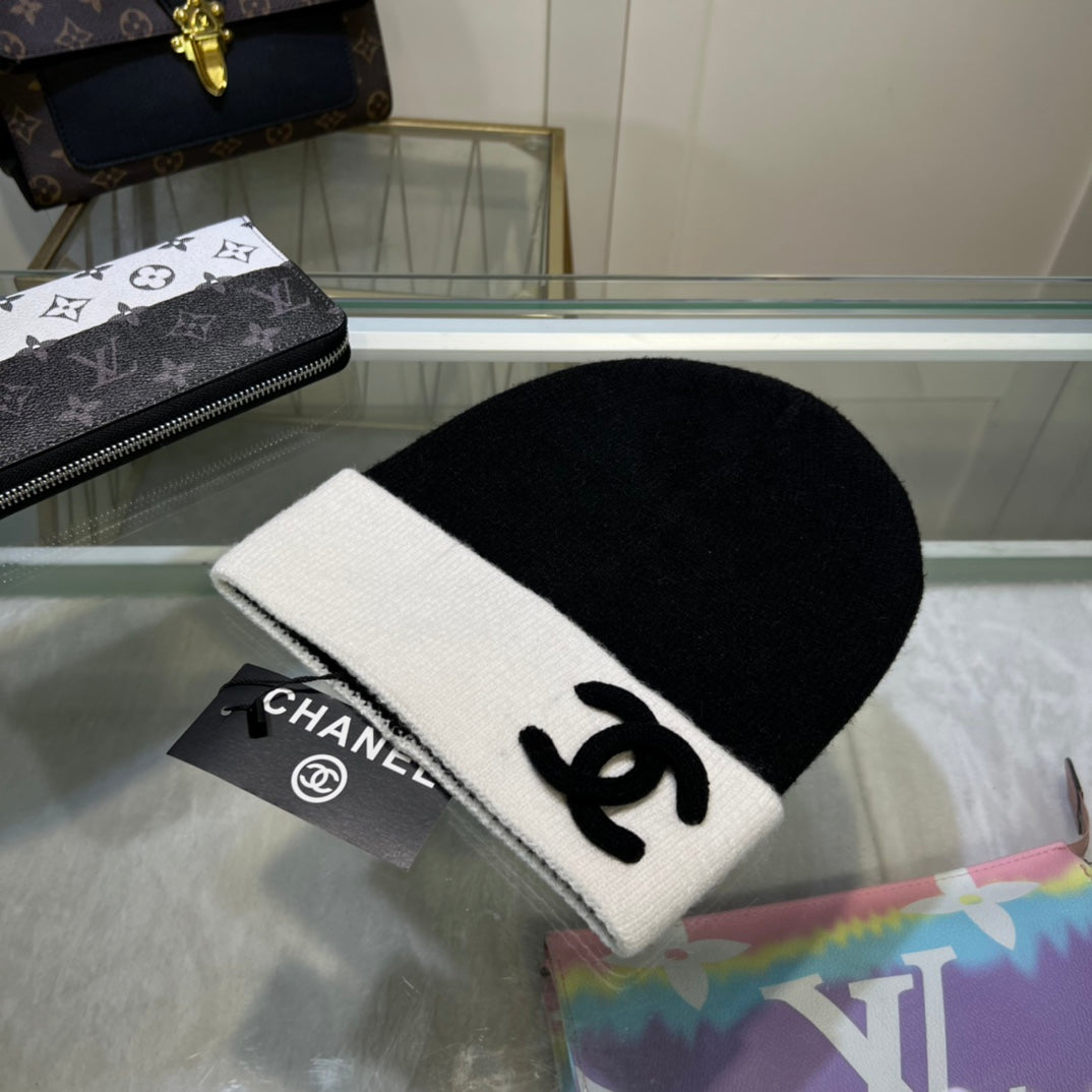 Vielseitige Kaschmir-Beanie-Mütze für Damen