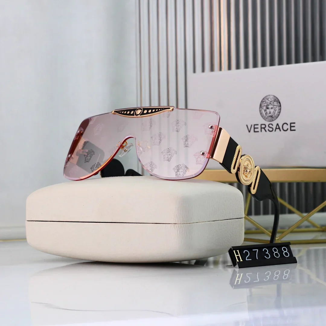 7 Farben beliebte HD-Linsen randlose Design-Sonnenbrille 27388