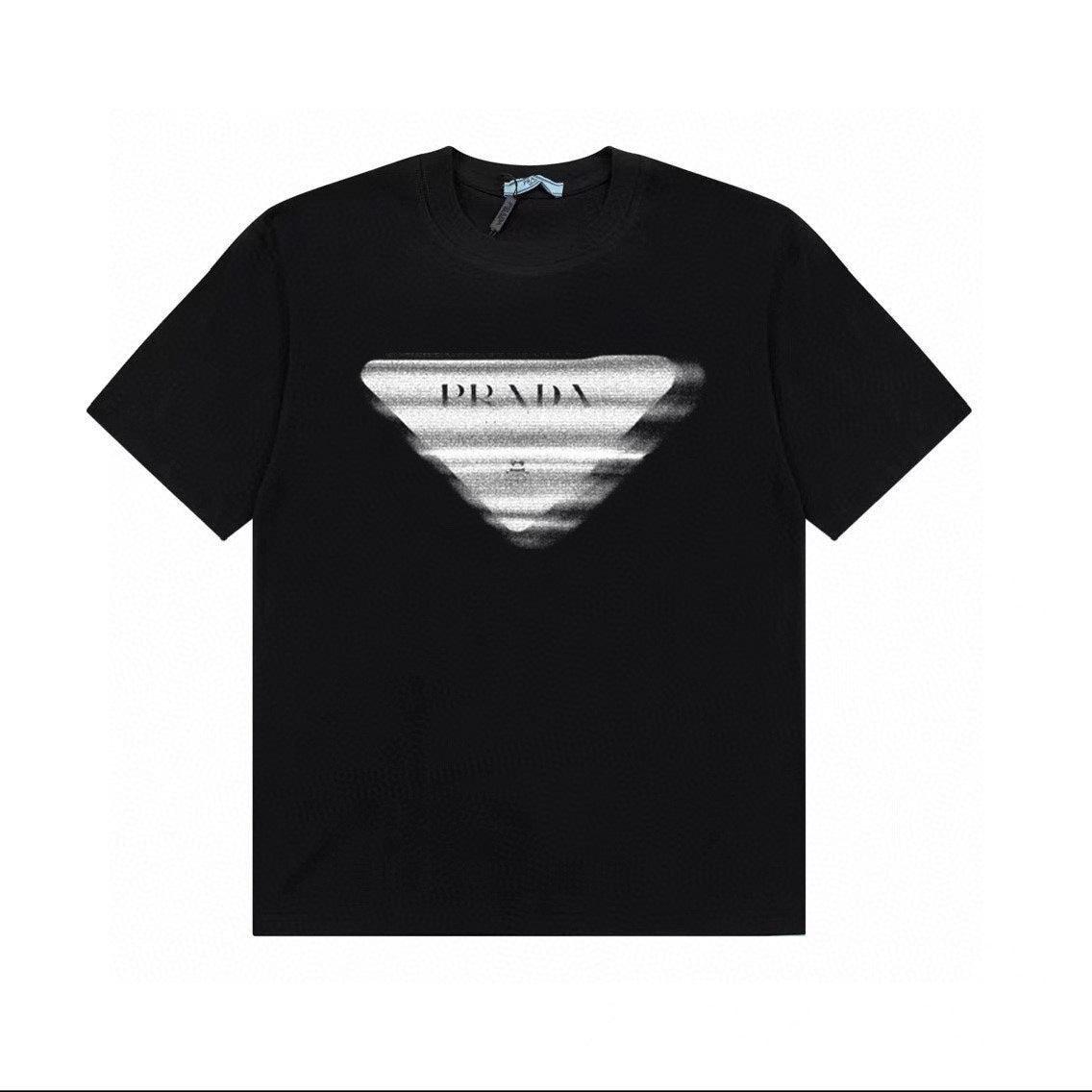 T-Shirt mit umgekehrtem Dreieck-Print